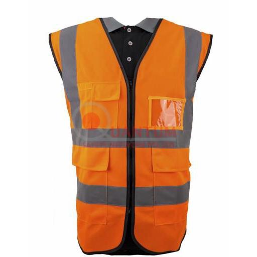 Al-Gard SVPC2O Class 2 High Visibility Safety Vest (Yellow or Orange) NEW! Canary Yellow Colour