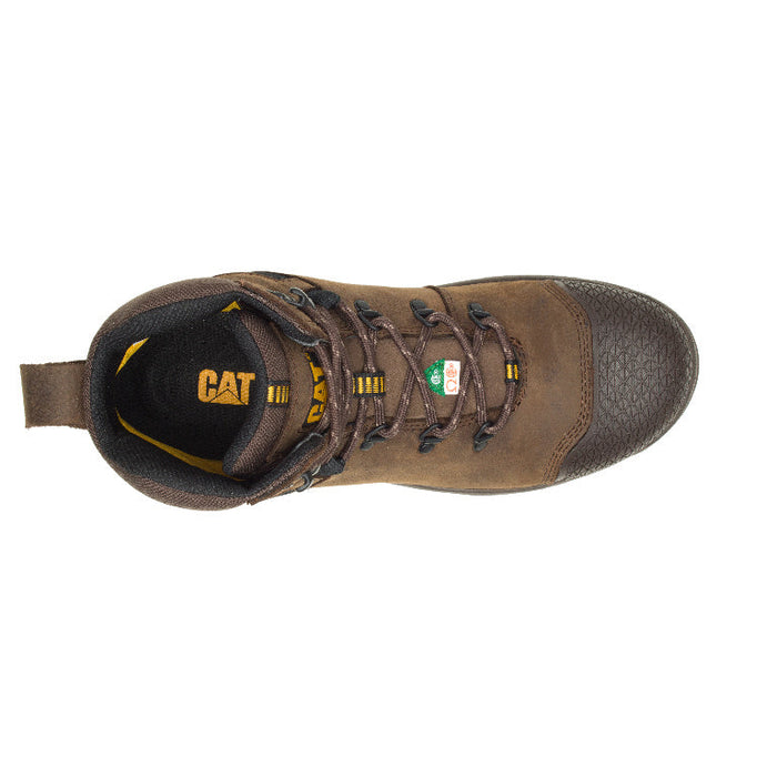 Caterpillar ACCOMPLICE ASTM F2413-18 CAN/CSA Z195-14 P725174 Real Brown Waterproof Steel Toe Work Boot