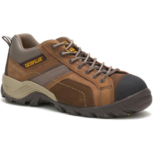 CATERPILLAR Men's Argon Composite Toe Work Shoe P89955 P712529 Black/Dark Brown