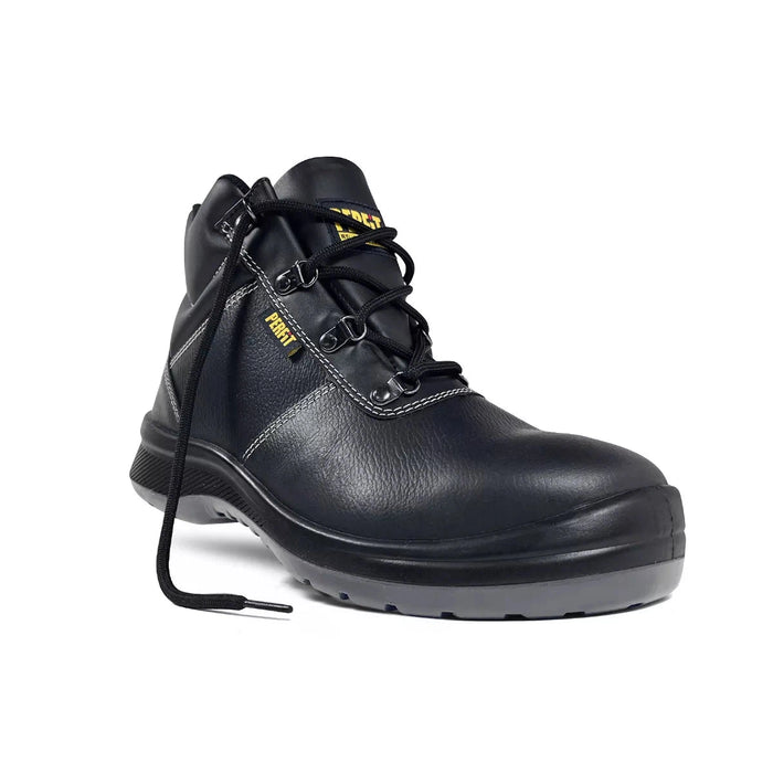 Perfit PERSEPHONE EN ISO PFT PT-014-BK S1P Dual Density Outsole Leather Steel Toe Safety Laced Shoes