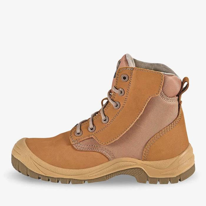 Safety Jogger RUSH S3 ASTM F2413:2018 - EN ISO 20345:2011 Side Zip Camel Safety Shoe