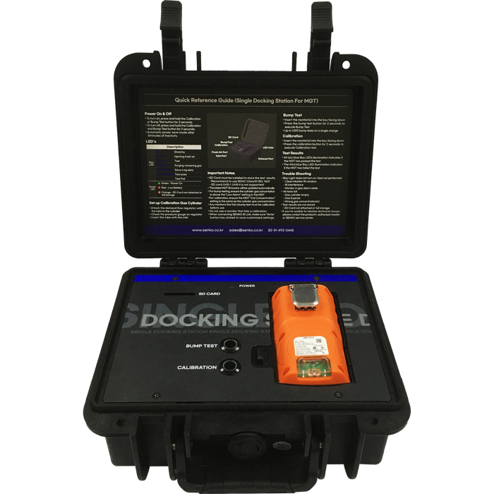 Senko MGT Single Docking Station (Bump Testing and Calibration) MGT Portable Multi Gas Detectors