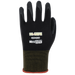 AL-GARD GMF-263B Nitrile Coated Black Nylon Touchscreen Compatible Work Gloves