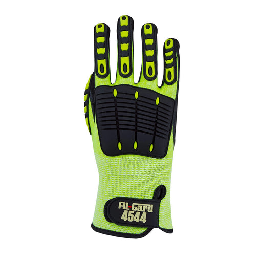 AL-Gard 4544 Anti-Impact, Cut & Vibration High Vis Padded HPPE Gloves