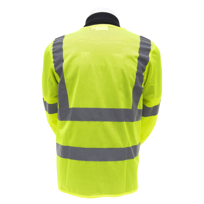 AL-Gard Class 2 Breathable Mesh type High Visibility Long Sleeve Safety Vest