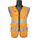 AL-Gard Green Blue Red Orange Yellow Safety Vest Class 2 Mesh Type Breathable High Visibility with Card Holder and Pockets SVPC2BB/SVPC2GB/SVPC2RB/SVPC2OB