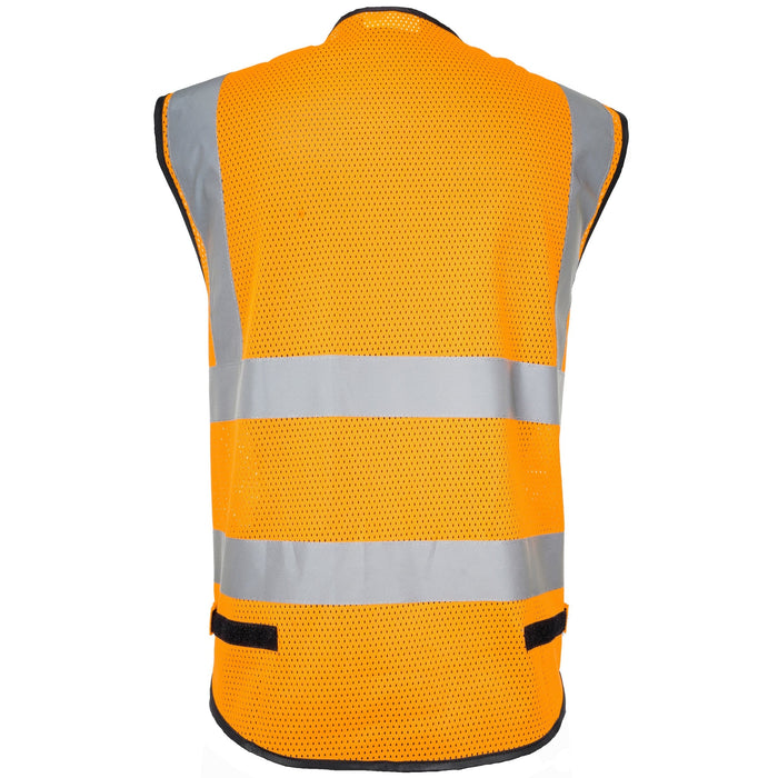 AL-Gard Green Blue Red Orange Yellow Safety Vest Class 2 Mesh Type Breathable High Visibility with Card Holder and Pockets SVPC2BB/SVPC2GB/SVPC2RB/SVPC2OB