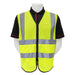 AL-Gard SVPC2YB / SVPC2OB Class 2 Mesh Type Breathable High Visibility Safety Vest with Hidden Pockets