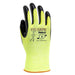 AL-Gard VisCut Nitrile Coated HPPE Based Hi Vis Gloves with Heat and Cut Resistance