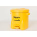 Eagle 935-FLY Oily Waste Can, 10 Gal. Yellow Poly