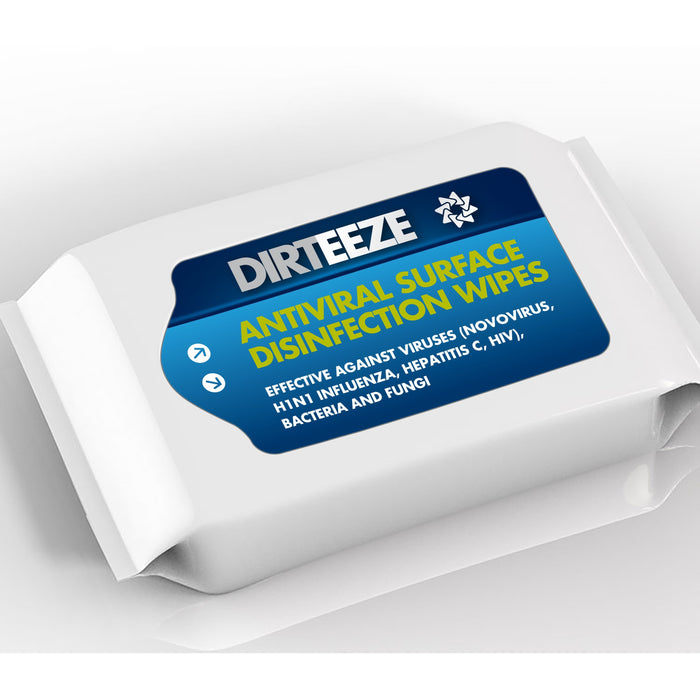 [ FLASH SALE ] Dirteeze Antiviral, Antibacterial & Fungicidal Surface Disinfecting Wipes