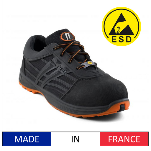 Gaston Mille MABN3 Mars S3 HI CI SRA ESD Super Lightweight Safety Shoes w/ Aluminum Toe Cap