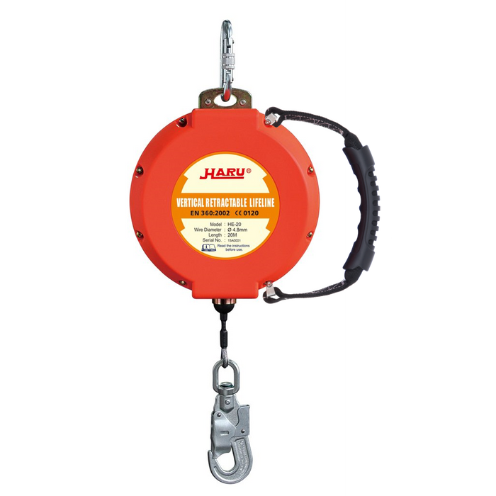 Haru HE-20 Vertical Retractable Lifeline (EN360)