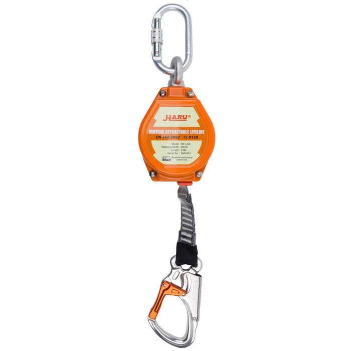 Haru HE-3.5D 3.5M Vertical Self Retractable Lifeline (EN360)