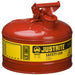 Justrite 1/2/2.5 Gallon Type I Safety Can Gas Dispenser