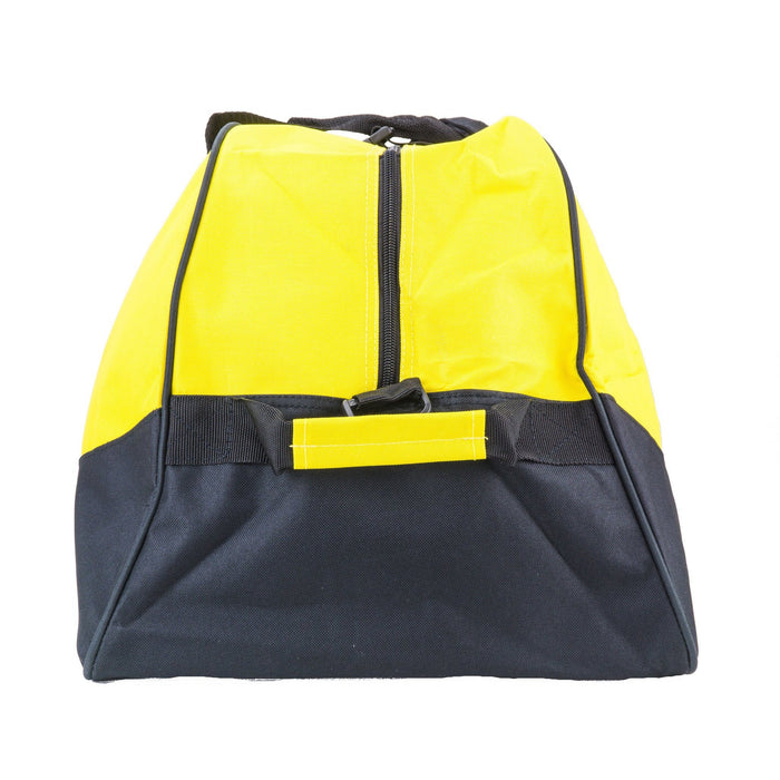 Large Yellow Duffel Bag With Separate Shoe Compartment