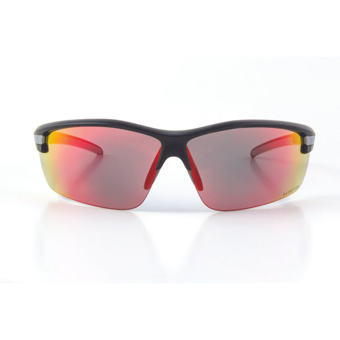 Riley 00139 SISINI™ Sport Safety Glasses with Red REVO Lens