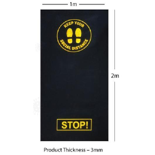 SCOM SD-Pro Anti-Microbial Social Distancing Floor Mat