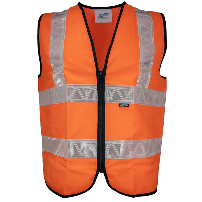 Safetyware Work Series Safety Vest with Silver Reflective Tape